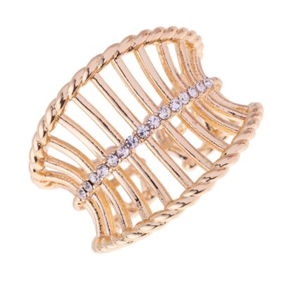 Cleo Crystal Statement Open Rings DR0407S