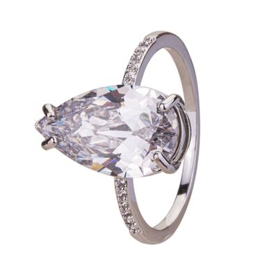 Ariana Clear Crystals Fixed Sizing Rings DR0412A