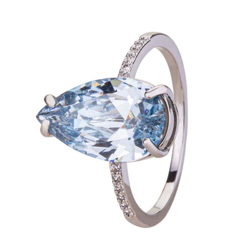 Ariana Clear Crystals Fixed Sizing Rings DR0412B