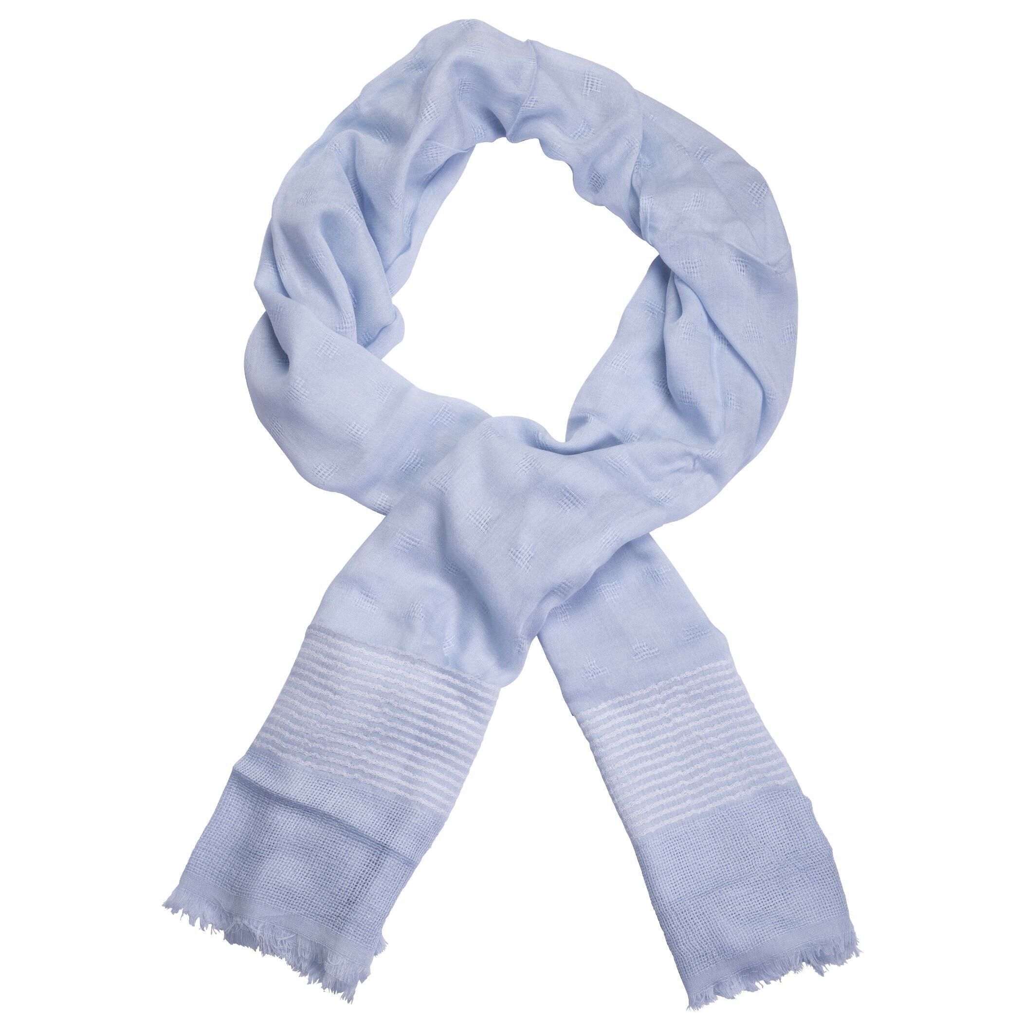 Spring/Summer Scarf DS0007B Blue & White