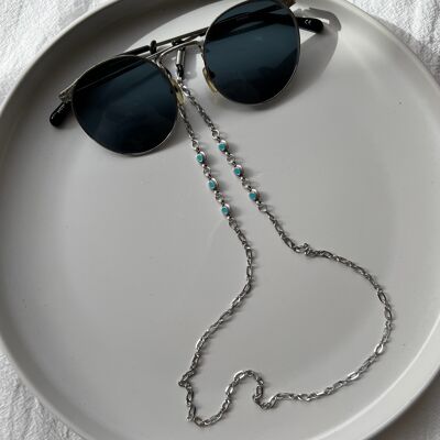 Silver Sunglasses Chain, Eyeglasses Chain, Silver Glasses Holder, Glasses Lanyard, Gift for Her, Made in Greece