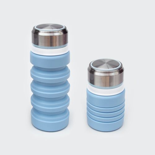 Collapsible Water Bottle Blue