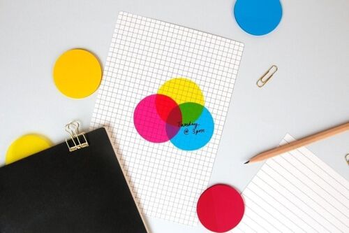 CMYK Sticky Notes