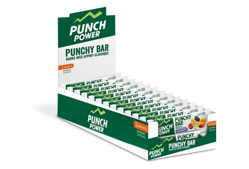 PUNCHY BAR Multifruits - Barre 30g - Présentoir 40 barres