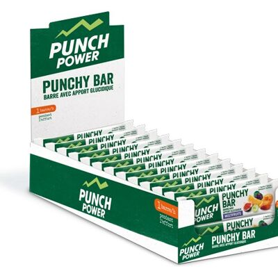 PUNCHY BAR Multifrutas - Barrita 30g - Présentoir 40 barritas