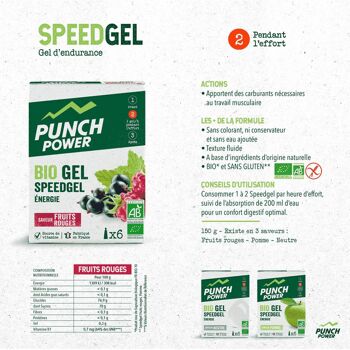 SPEEDGEL Fruits rouges - Boite 6 gels x25g 4