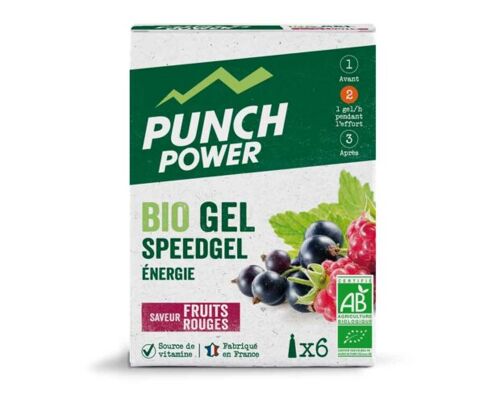 SPEEDOX Fruits rouges - Boite 6 gels x25g