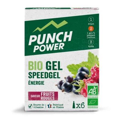 SPEEDOX Fruits rouges - Boite 6 gels x25g