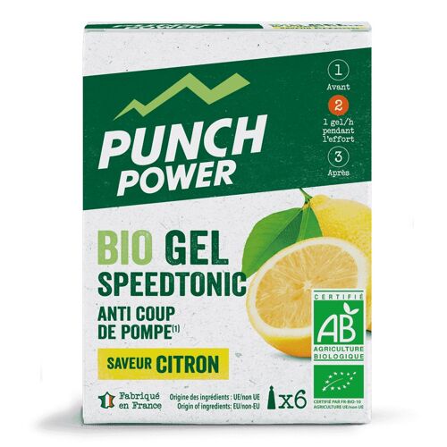SPEEDTONIC Citron - Boîte 6 gels