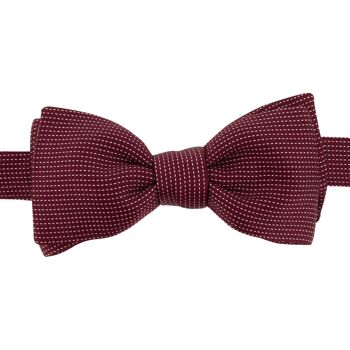 Noeud papillon Soie Fiorenza Bordeaux 1