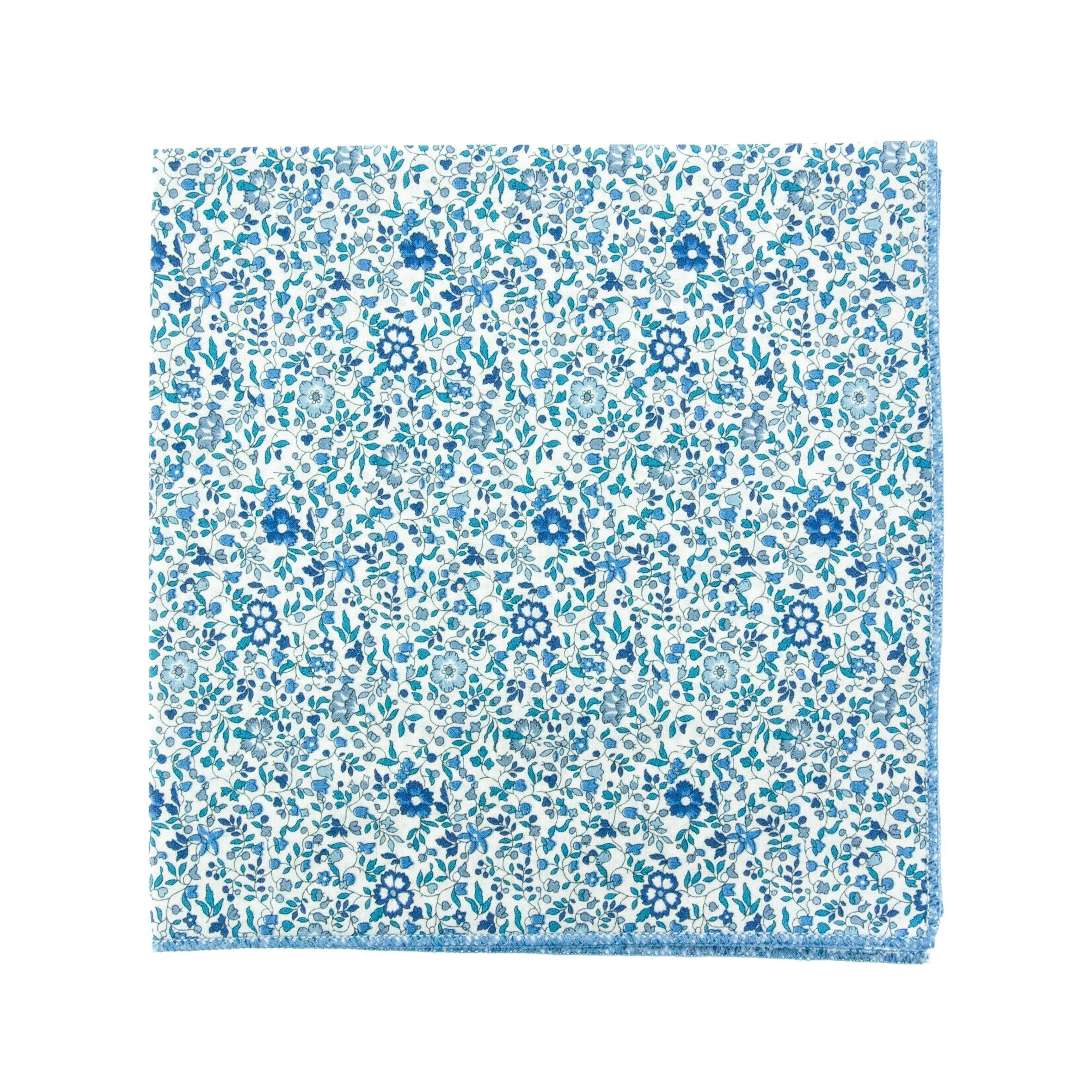 Liberty Katie & Milie Blue Einstecktuch