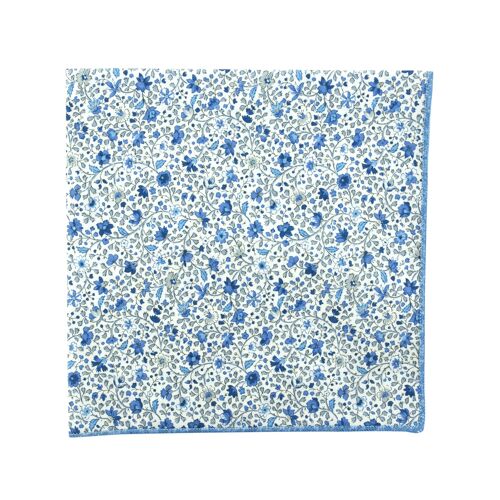 Pochette de costume Liberty Camille Bleu