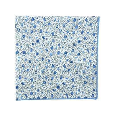 Liberty Camille Blue Pocket Square