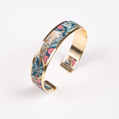 Liberty Strawberry Emeraude brass bracelet