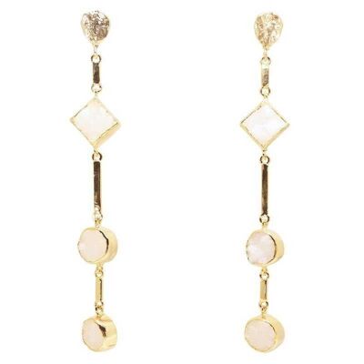 BOUCLES D'OREILLES ATOCHA BLANC