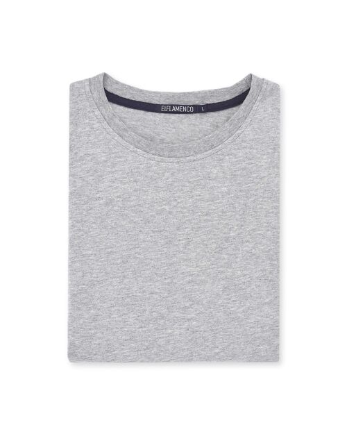 Camiseta básica gris