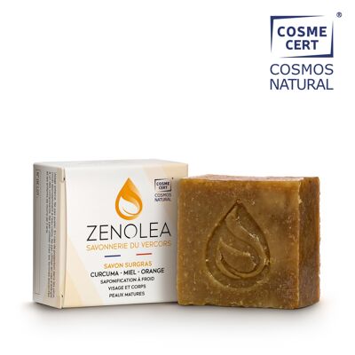 Natural soap CURCUMA - HONEY - ORANGE 100G