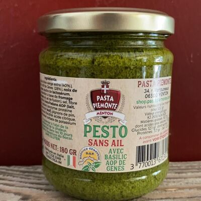 Pesto au Basilic AOP de Gènes (sans ail)