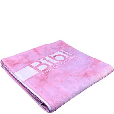 Sports towel - Pink marble