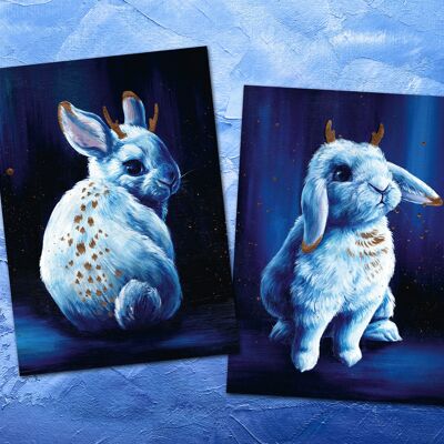 Cartoline dei bambini di Jackalope