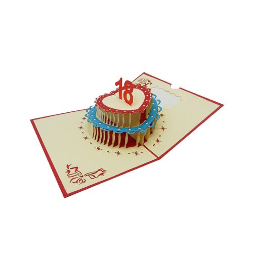 Torta 18 anni Pop-up 3D