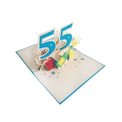 Pop-up 3D de 55 ans