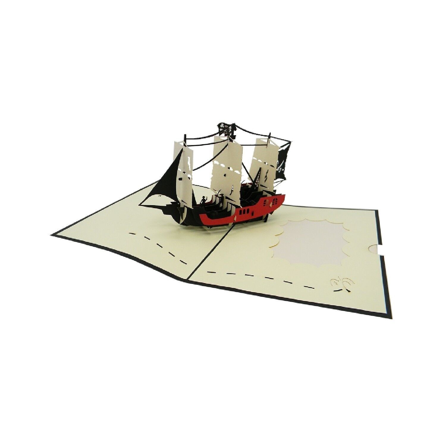 Pop-up 3D Nave dei pirati