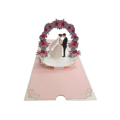 Giorno del matrimonio Pop-up 3D