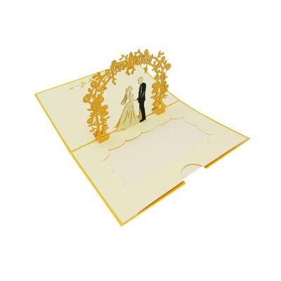 Mariage classique Pop-up 3D