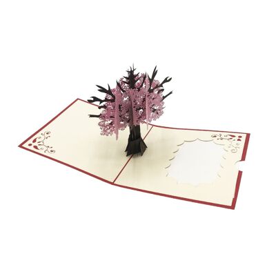 Albero della Vita Rosa Pop-up 3D