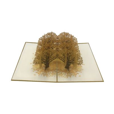 Alberi d'autunno Pop-up modelo 3d