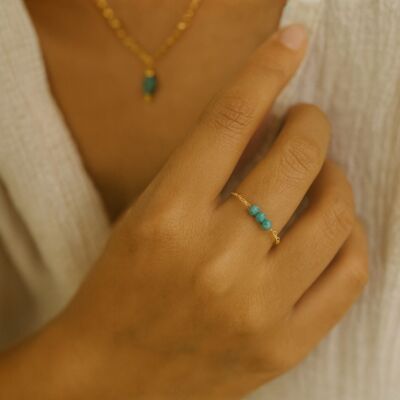Anello catena Tara Amazzonite