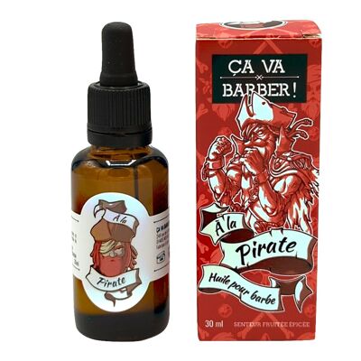 Aceite orgánico para barba "à la Pirate" - 30 ml