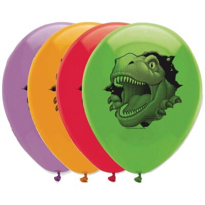 Dino Blast Latexballons 2-seitiger Druck