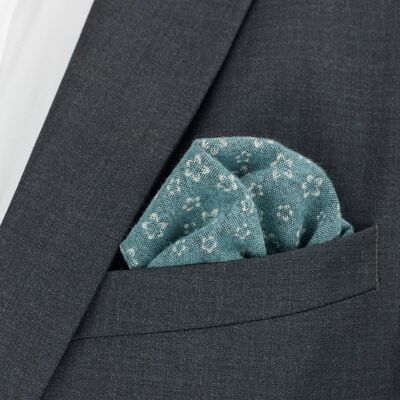 Vintage Green Pocket Square