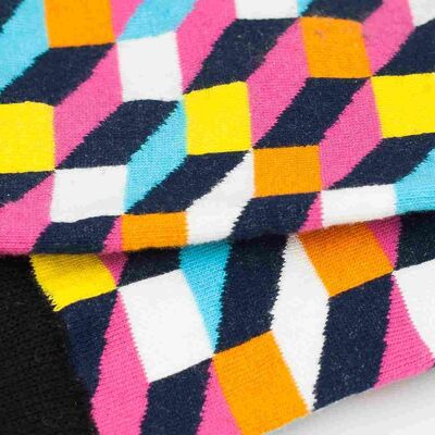 Multicoloured Pattern Socks