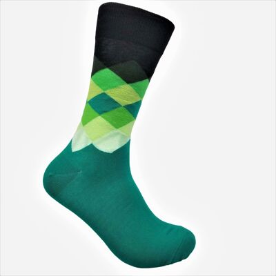 Black and Green Socks