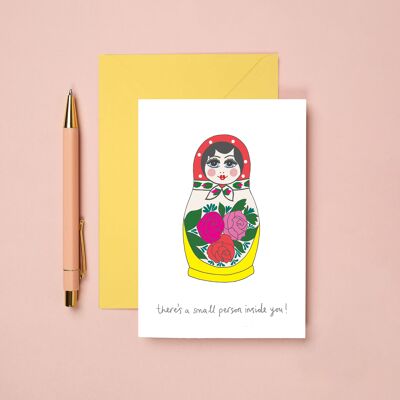 Funny Pregnancy Card | New Parents To Be Greeting Card