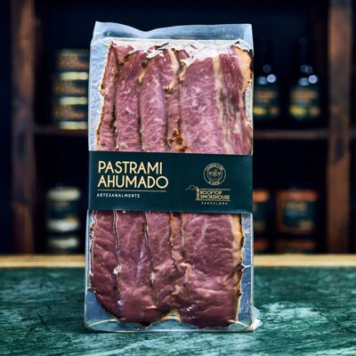 PASTRAMI BLANCK ANGUS AHUMADO LAMINADO 150 G.