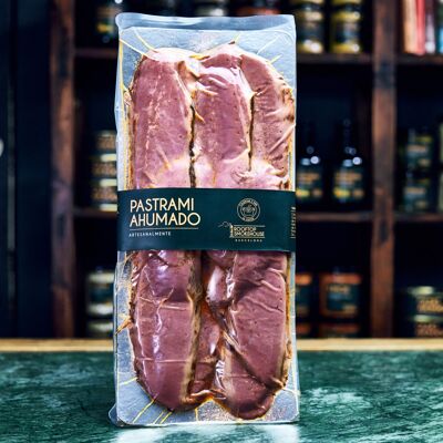 PASTRAMI BLACK ANGUS AHUMADO LAMINADO 500G.