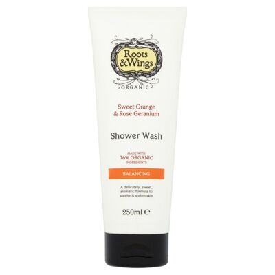 Sweet Orange & Rose Geranium Shower Wash