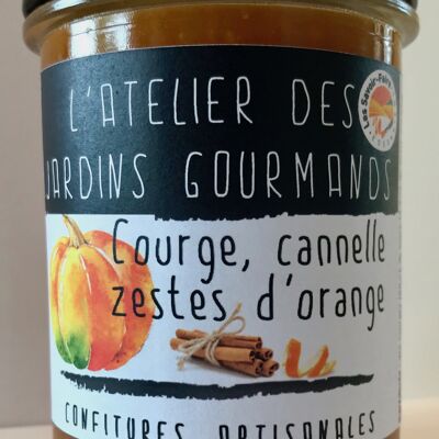 Confiture de Courge-Cannelle-Zeste d’orange