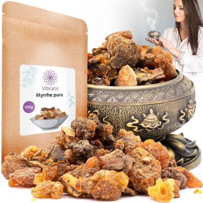 Pure myrrh in bulk 100g - Natural grain incense to burn