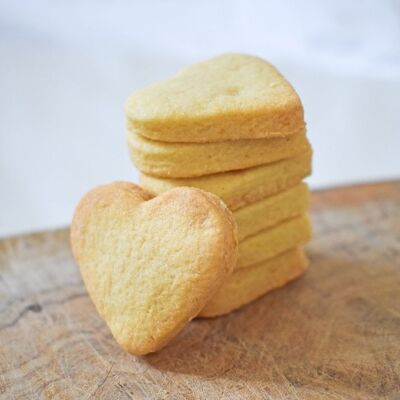 ZESTE D'AMOUR 100g : coeur sablé au citron