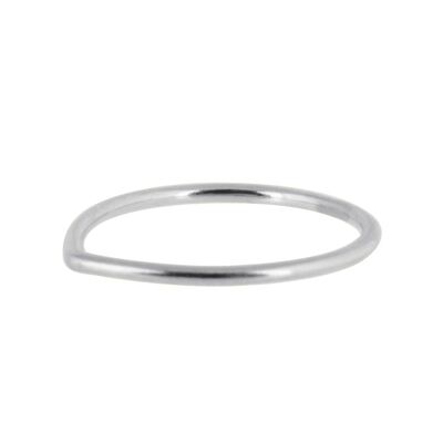 Sterling Silver Teardrop Ring - Sterling Silver - S/M