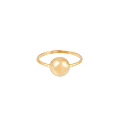 Half Ball Gold Ring