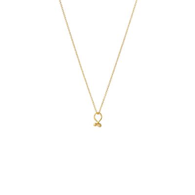 Tiny Knot Gold Necklace