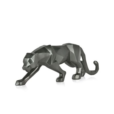 ADM - 'Panther' resin sculpture - Anthracite color - 14 x 45 x 9 cm