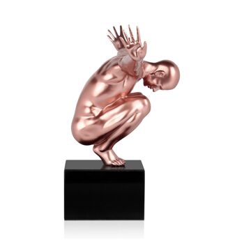 ADM - Sculpture en résine 'Petite balance' - Couleur cuivre - 31,5 x 44 x 21 cm 7