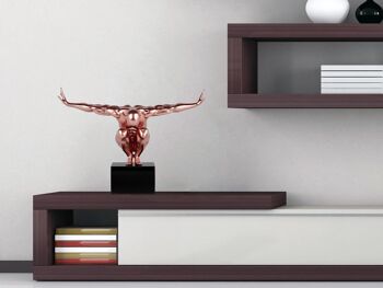 ADM - Sculpture en résine 'Petite balance' - Couleur cuivre - 31,5 x 44 x 21 cm 8
